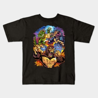 Rampage Arcade Tribute Kids T-Shirt